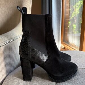 AllSaints Sahara Black Ankle Boots